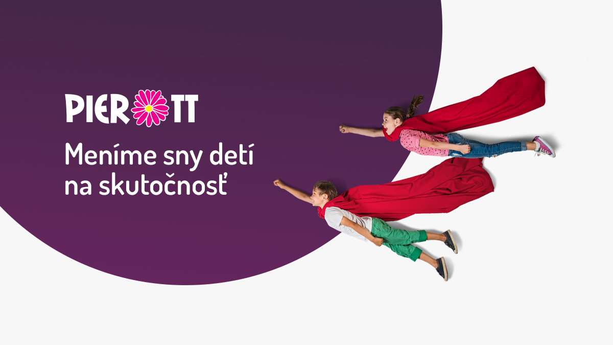 Podporujeme neziskovú organizáciu Pierott